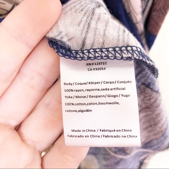 One September | NWT Purple Floral Trudy Tunic Sz L - Picture 6 of 7